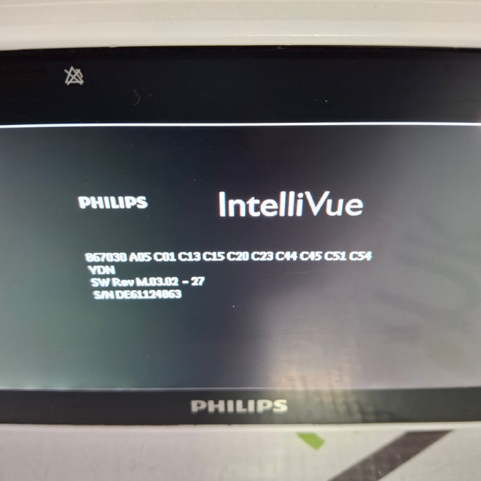 Philips IntelliVue X3 - Oximax Nellcor SpO2 Transport Patient Monitor