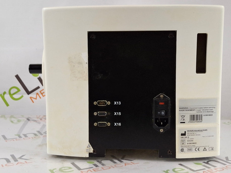 Microm HM 355S Microtome