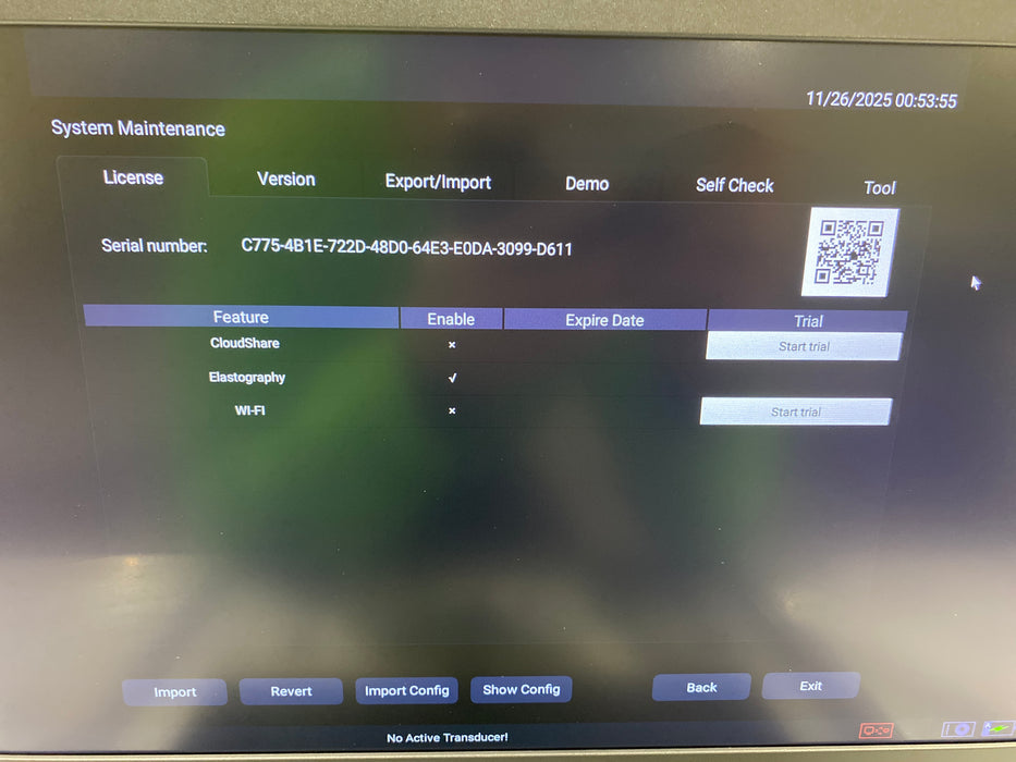 Edan Acclarix AX3 Ultrasound