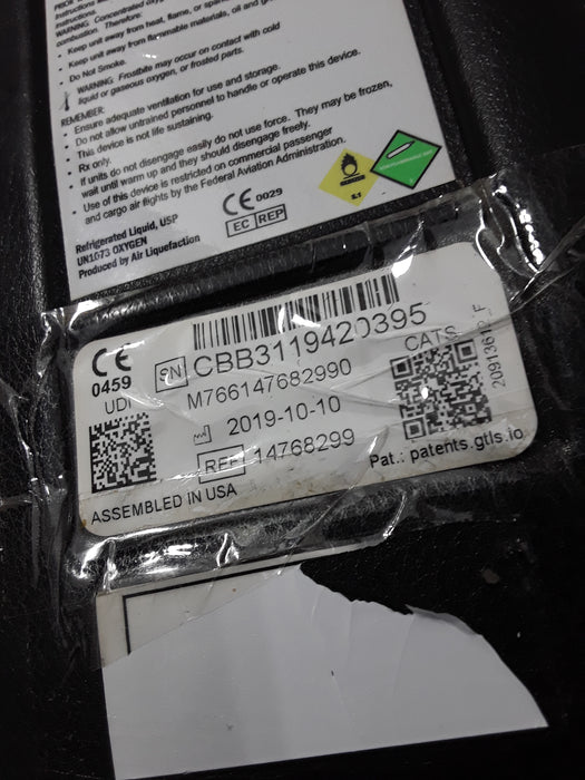 AirSep Corp Caire / Chart Industries Hi Flow Stroller Oxygen Machine