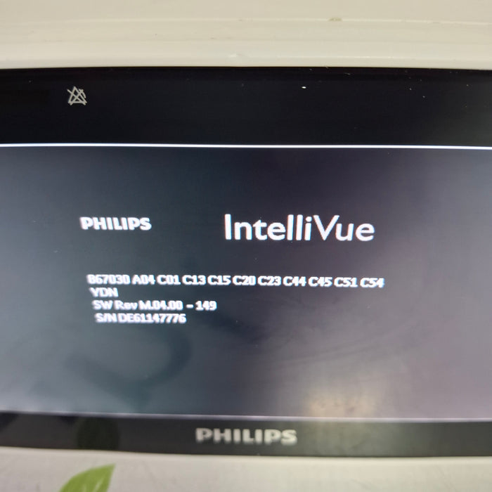 Philips IntelliVue X3 - Oximax Nellcor SpO2 Transport Patient Monitor