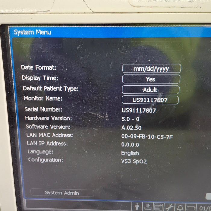 Philips Suresigns VS3 Vital Signs Monitor