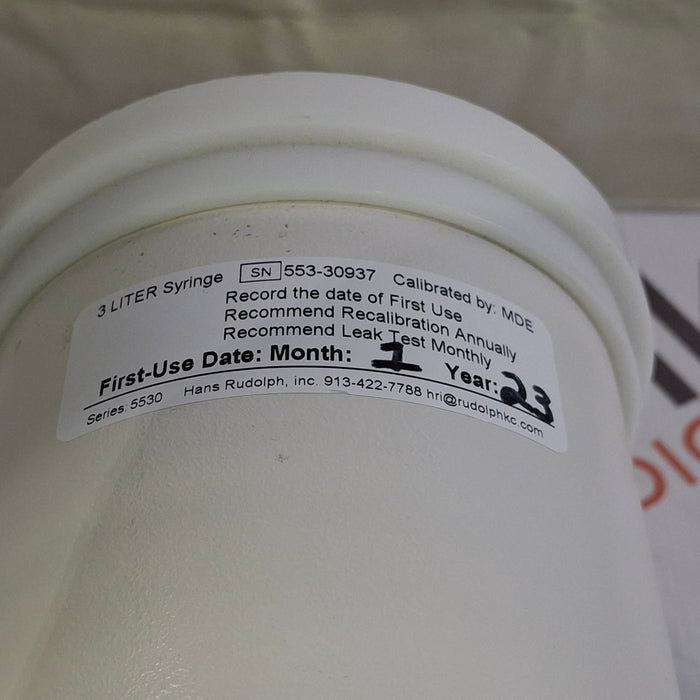 Hans Rudolph Inc. 5530 Spirometer Calibration Syringe