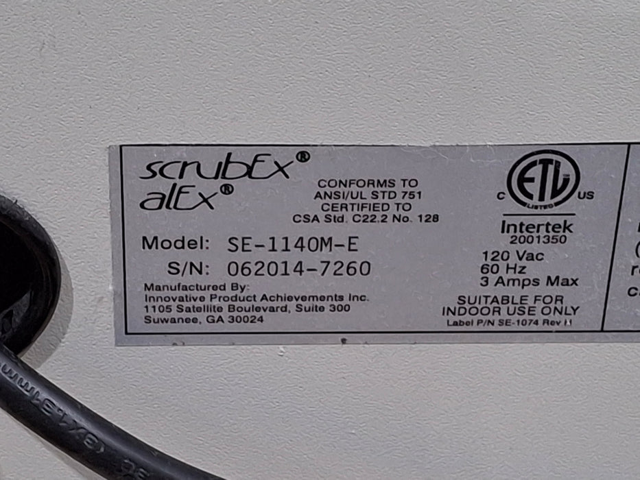 Innovative Products Achievements Inc. ScrubEX alEx SE-1140M-E Linen Sterilizer