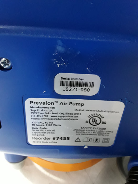 Sage Products, LLC Prevalon Air Pump