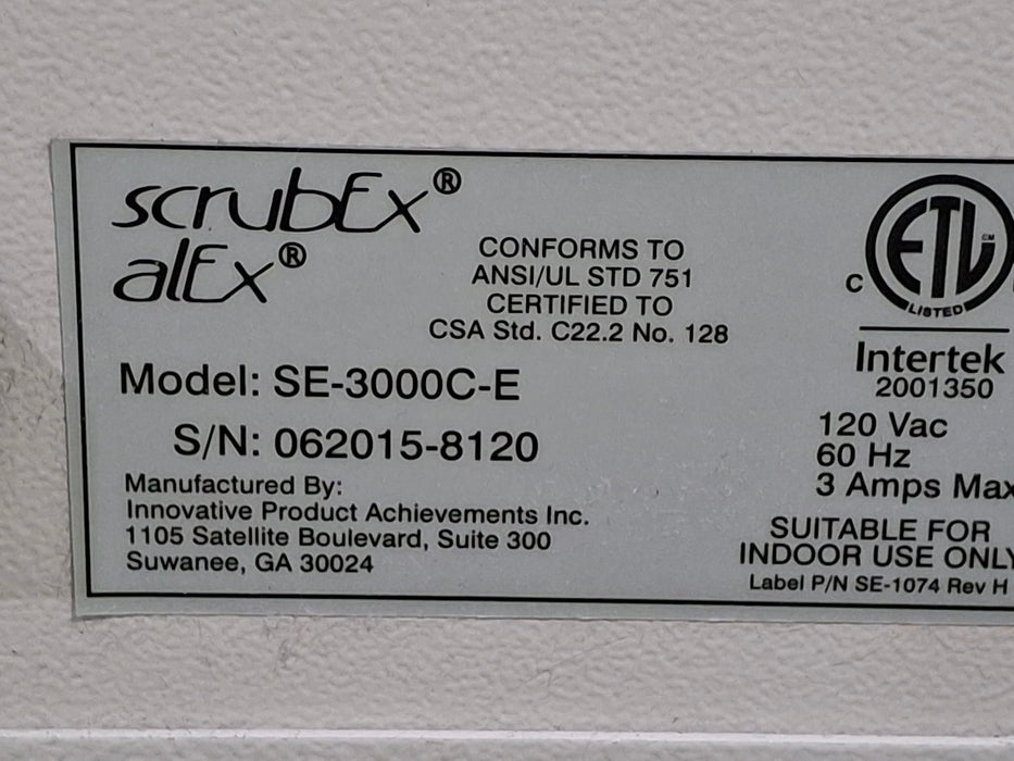 Innovative Products Achievements Inc. ScrubEX alEx SE-3000C-E Linen Sterilizer
