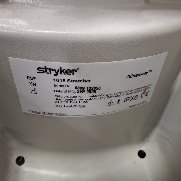 Stryker 1015 Big Wheel Glideaway Stretcher