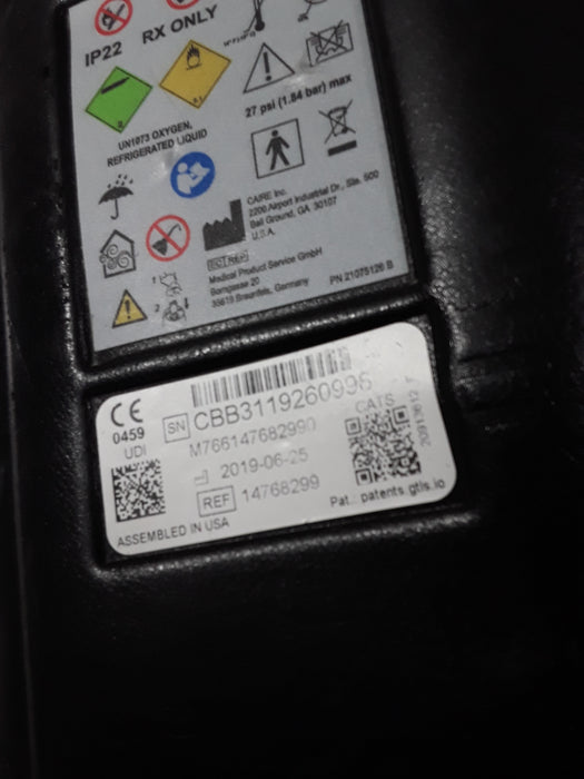 AirSep Corp Caire / Chart Industries Hi Flow Stroller Oxygen Machine