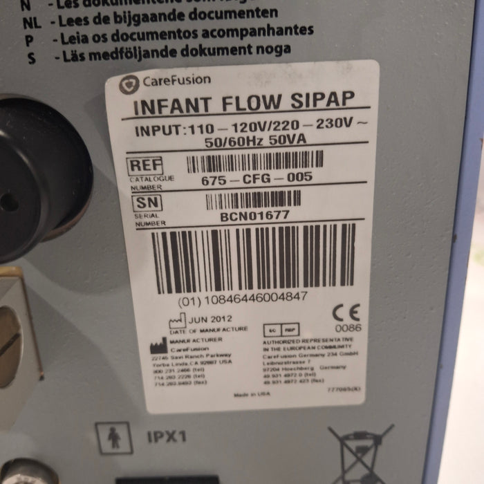 CareFusion Infant Flow SIPAP Ventilation System