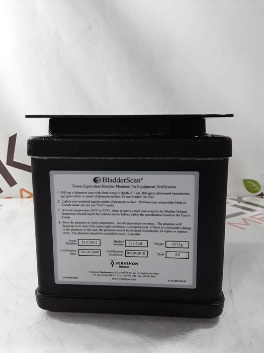 Verathon Medical, Inc Bladderscan 0620-0068 Bladder Phantom