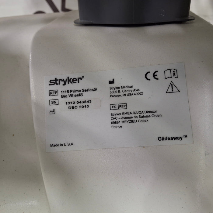 Stryker 1115 Big Wheel Glideaway Stretcher