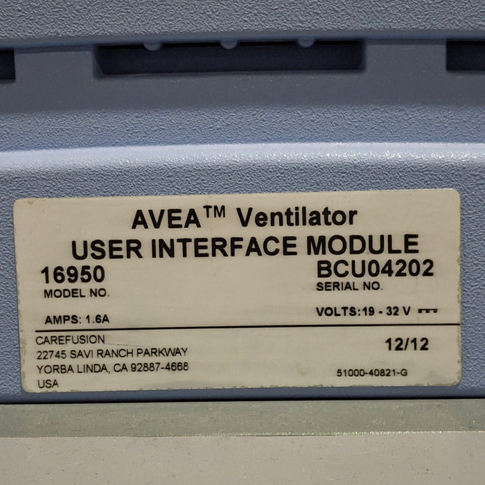 CareFusion Avea Ventilator