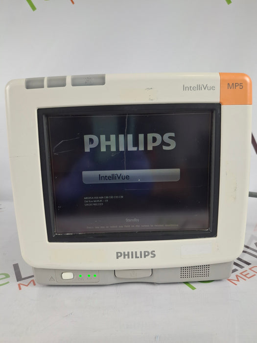 Philips Intellivue MP5 - ECG, Fast SpO2, NIBP, Press, Temp Patient Monitor