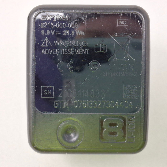 Stryker 8215-000-000 System 8 Large Battery