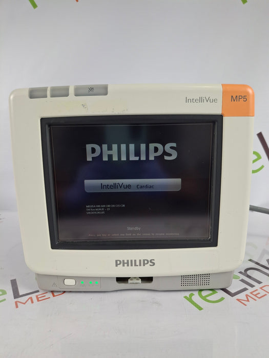 Philips Intellivue MP5 - ECG, Fast SpO2, NIBP, CO2 Patient Monitor