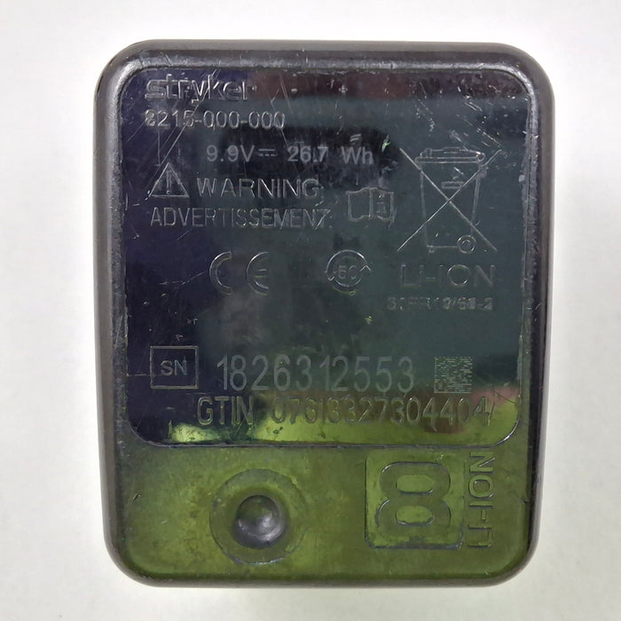 Stryker 8215-000-000 System 8 Large Battery