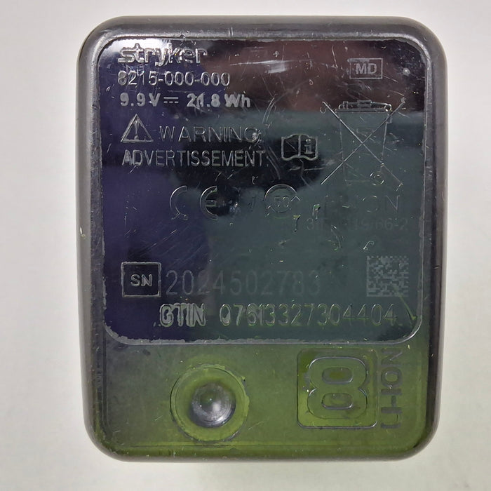 Stryker 8215-000-000 System 8 Large Battery