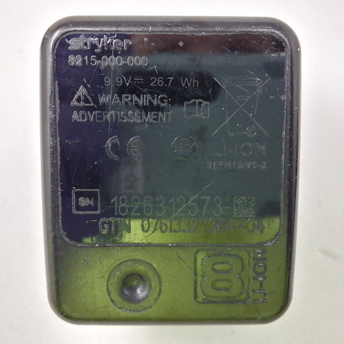 Stryker 8215-000-000 System 8 Large Battery