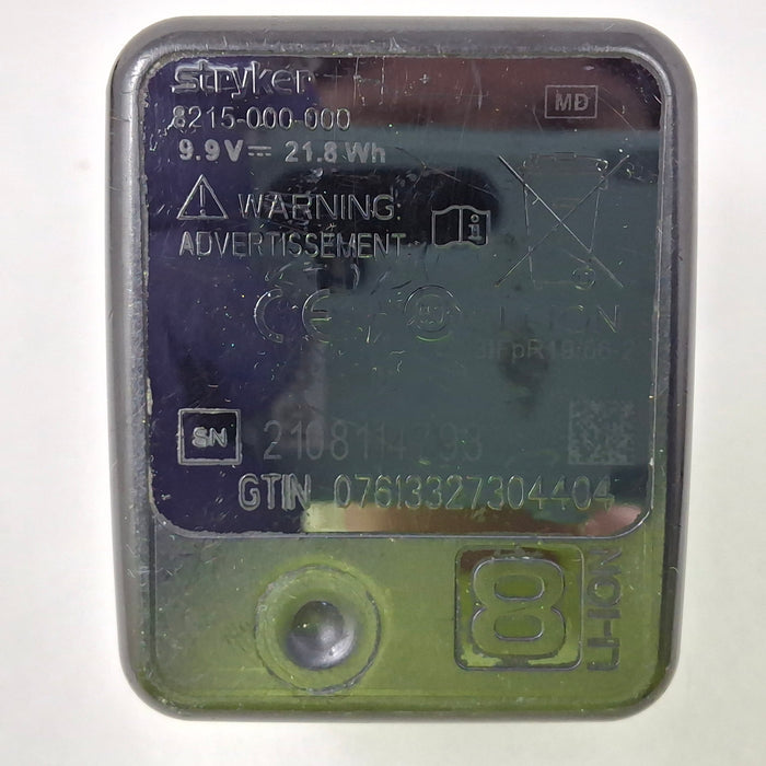 Stryker 8215-000-000 System 8 Large Battery