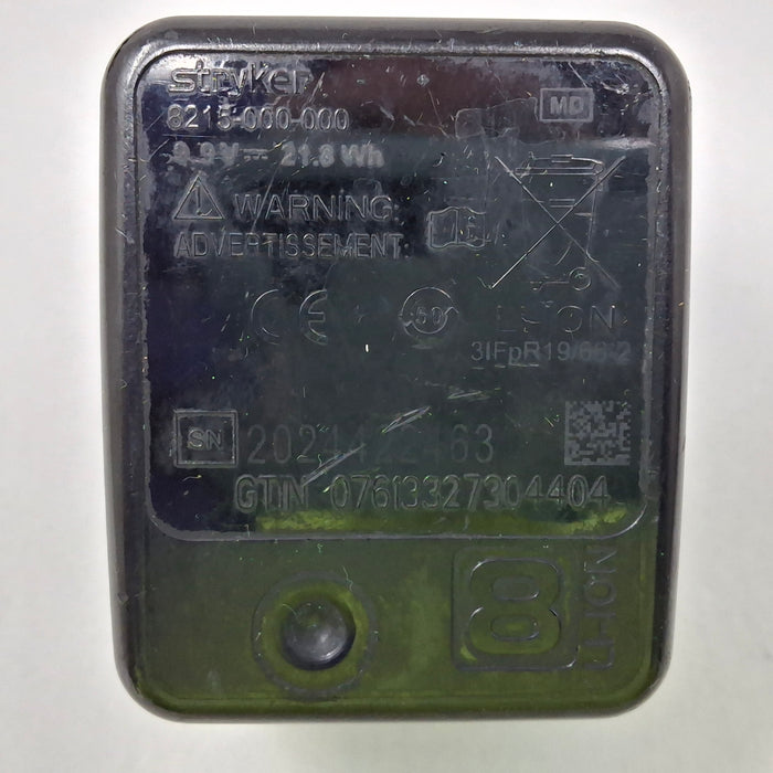 Stryker 8215-000-000 System 8 Large Battery