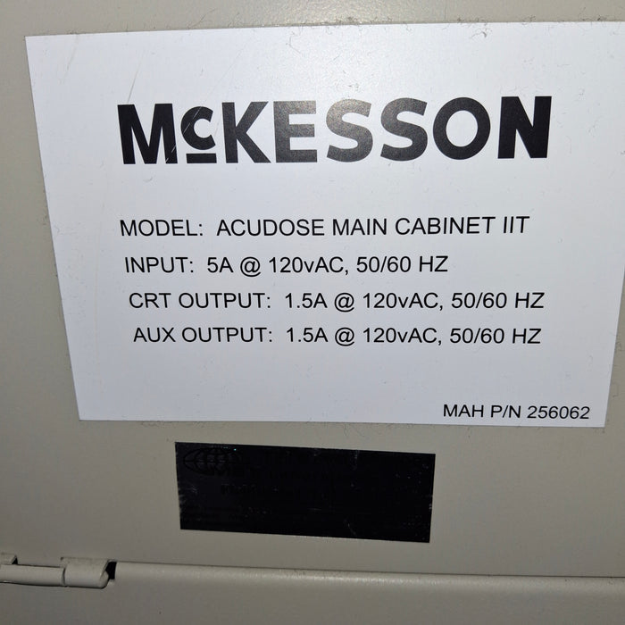 McKesson Acudose Medication Supply Cabinet