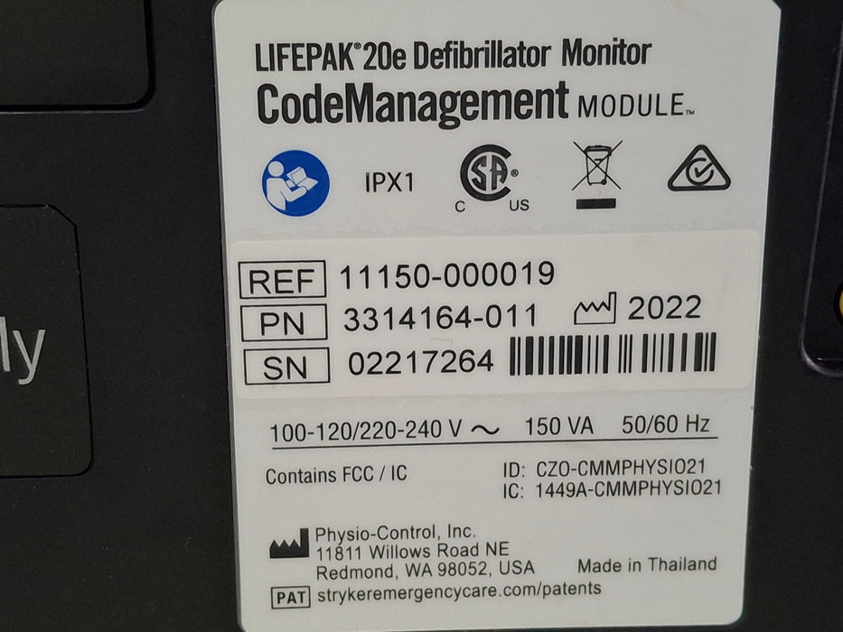 Physio-Control LifePak 20/20e Code Management Module