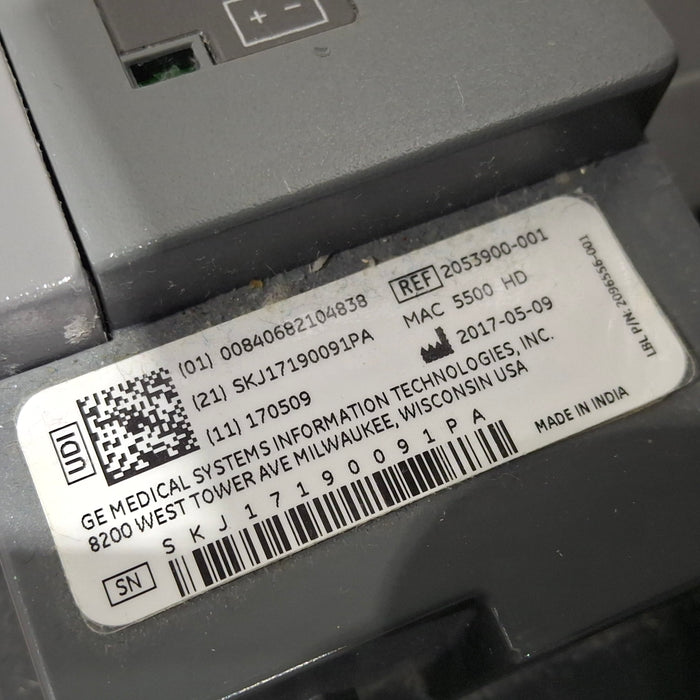 GE Healthcare MAC 5500 HD ECG with CAM Module