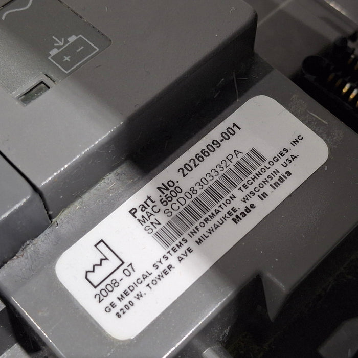 GE Healthcare MAC 5500 ECG with CAM Module