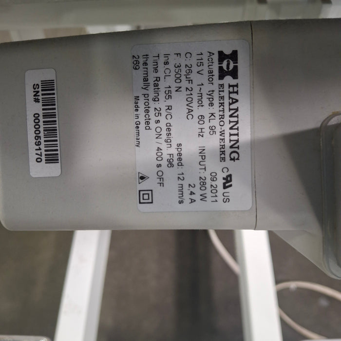 Metron Medical Elite Electric 2 Section Treatment Table