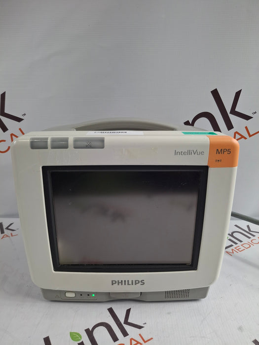 Philips Intellivue MP5 - ECG, Fast SpO2, NIBP, Press, Temp Patient Monitor