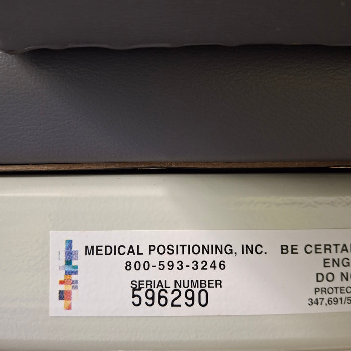 Medical Positioning, Inc. 7407 Ultrasound Table