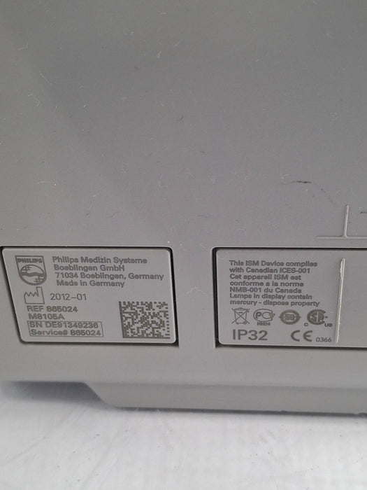 Philips Intellivue MP5 - ECG, Fast SpO2, NIBP, CO2 Patient Monitor