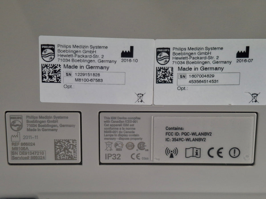 Philips IntelliVue MP5 SpO2, ECG, NIBP, IBP, Temp, CO2 Patient Monitor