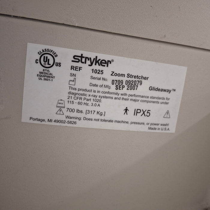 Stryker 1025 Zoom Stretcher