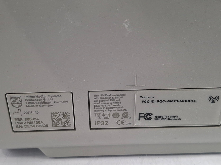 Philips Intellivue MP5 - ECG, Fast SpO2, NIBP, Press, Temp Patient Monitor