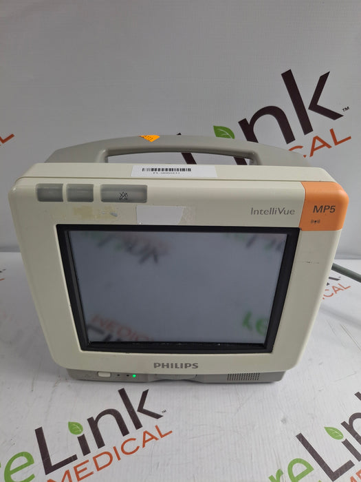 Philips Intellivue MP5 - ECG, Fast SpO2, NIBP, Press, Temp Patient Monitor