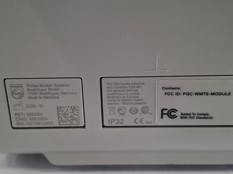 Philips Intellivue MP5 - ECG, Fast SpO2, NIBP, Press, Temp Patient Monitor