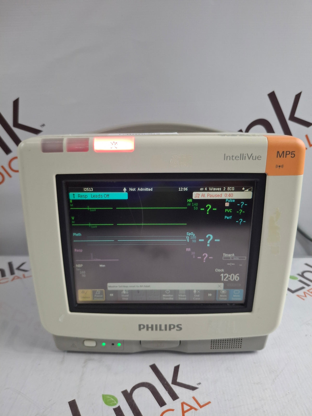 Philips Intellivue MP5 - ECG, Fast SpO2, NIBP CO2 Patient Monitor