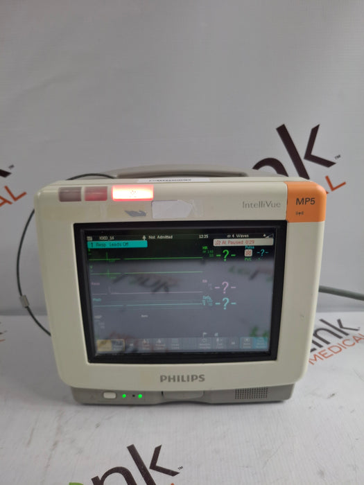 Philips Intellivue MP5 - ECG, Fast SpO2, NIBP, Press, Temp Patient Monitor