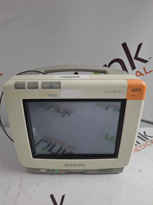 Philips Intellivue MP5 - ECG, Fast SpO2, NIBP, Press, Temp Patient Monitor