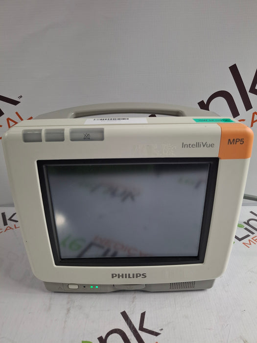 Philips Intellivue MP5 - ECG, Fast SpO2, NIBP, Press, Temp Patient Monitor
