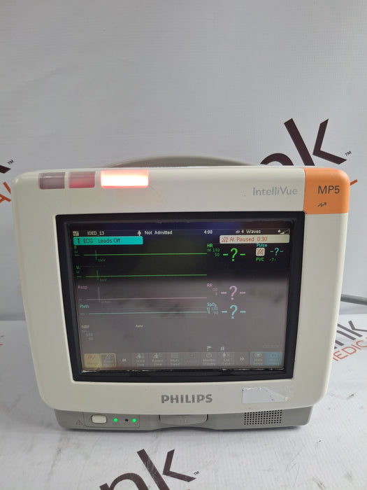 Philips Intellivue MP5 - ECG, Fast SpO2, NIBP, Press, Temp Patient Monitor