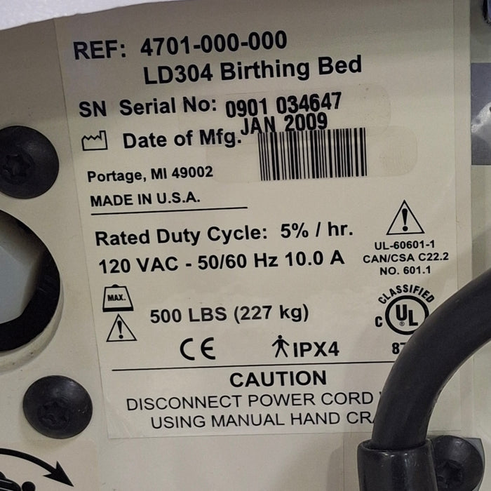 Stryker LD304 Birthing Bed