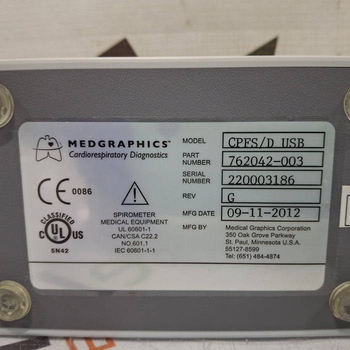 Medical Graphics CPFS/D USB Cardiorespiratory Diagnostics