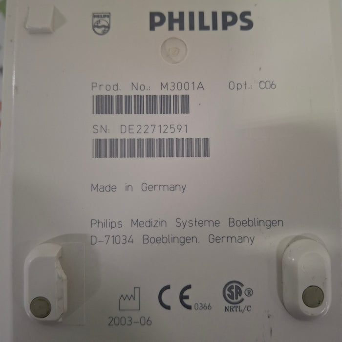 Philips M3001A-C06 Fast SpO2, NIBP, ECG, Temp, IBP MMS Module