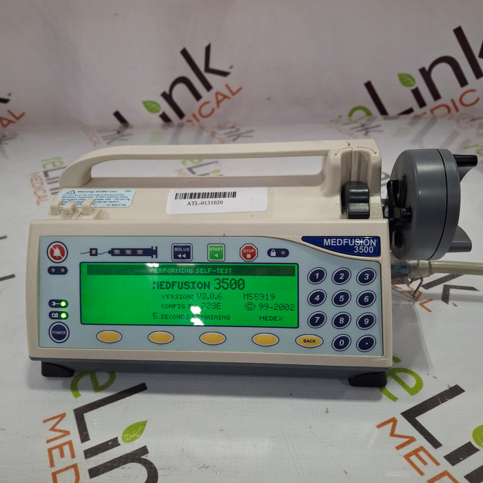 Smiths Medical Medfusion 3500 Version 3 Syringe Infusion Pump