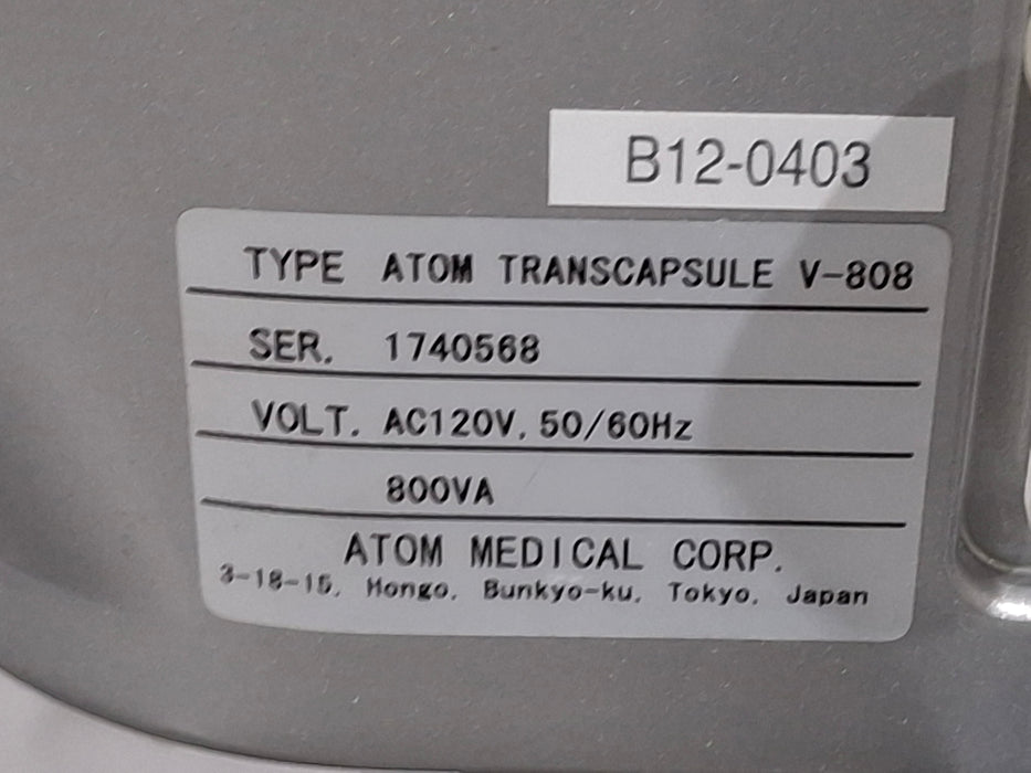 Philips ATOM V-808 TransCapsule Transport Incubator