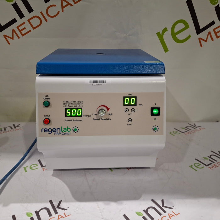 RegenLab PRP-Centri CH-1052 Centrifuge