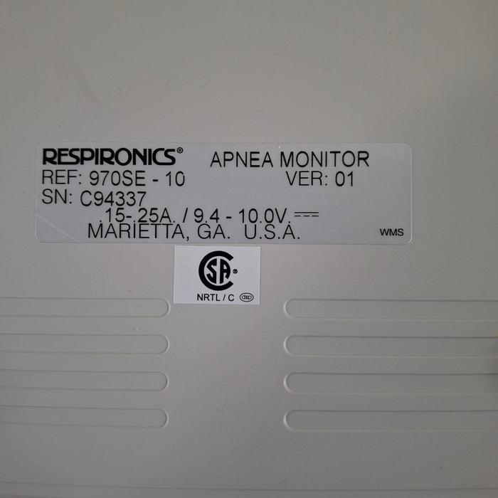 Respironics SmartMonitor Apnea Monitor