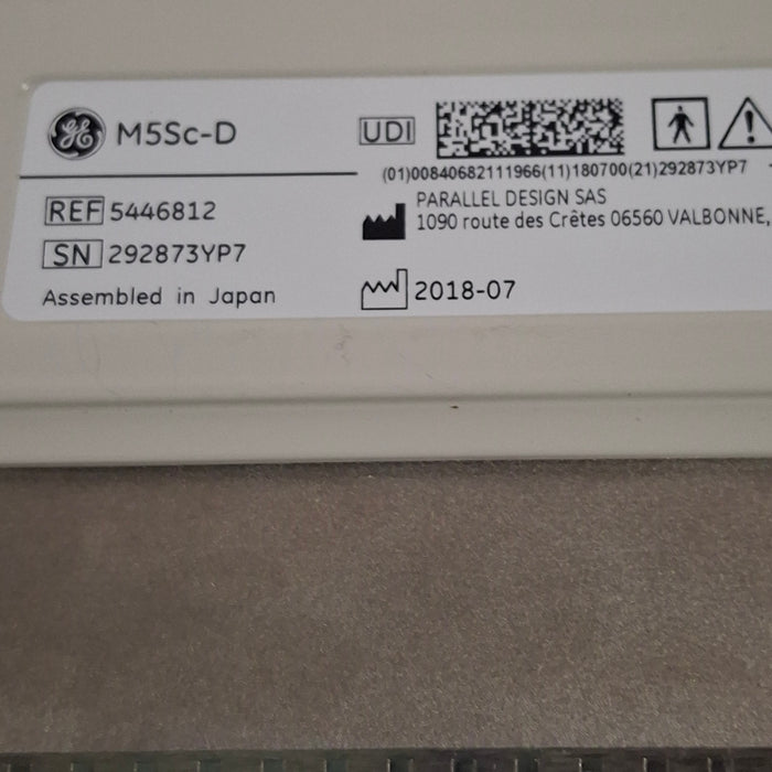 GE Healthcare Vivid M5SC-D Transducer